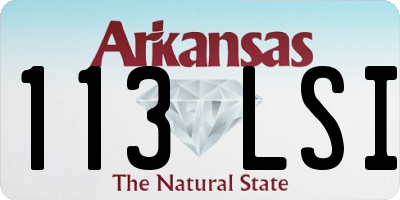 AR license plate 113LSI