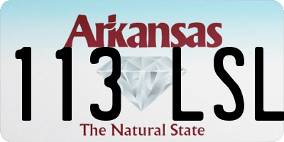 AR license plate 113LSL