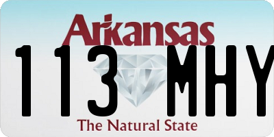 AR license plate 113MHY