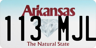 AR license plate 113MJL