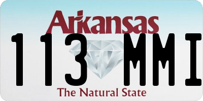 AR license plate 113MMI