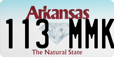 AR license plate 113MMK