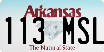 AR license plate 113MSL