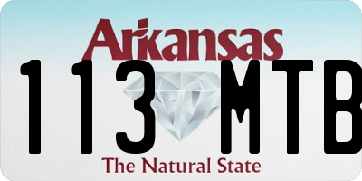 AR license plate 113MTB