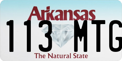 AR license plate 113MTG