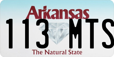 AR license plate 113MTS