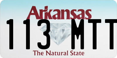 AR license plate 113MTT