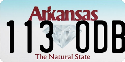 AR license plate 113ODB