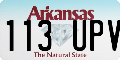 AR license plate 113UPV