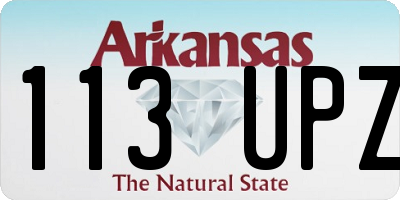 AR license plate 113UPZ