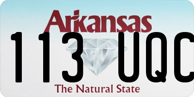 AR license plate 113UQC