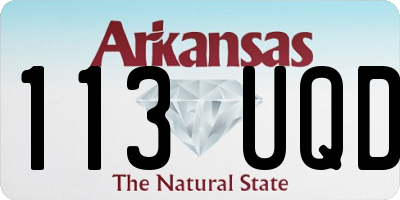 AR license plate 113UQD