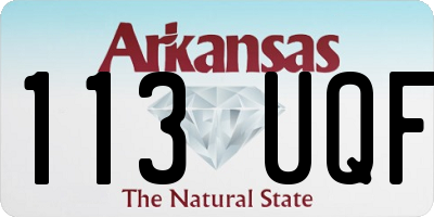 AR license plate 113UQF