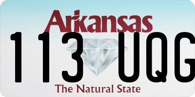 AR license plate 113UQG