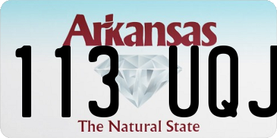 AR license plate 113UQJ