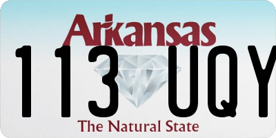AR license plate 113UQY