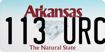 AR license plate 113URC