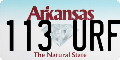 AR license plate 113URF