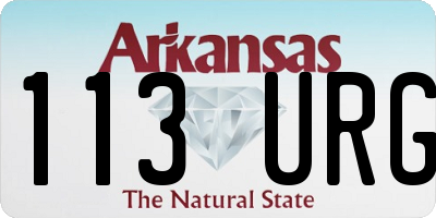 AR license plate 113URG