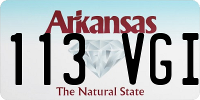 AR license plate 113VGI