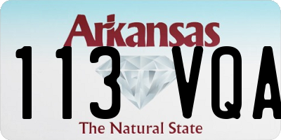 AR license plate 113VQA
