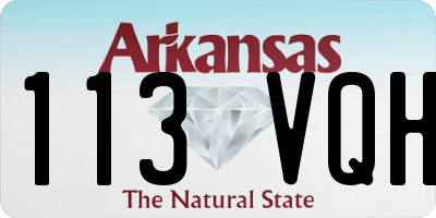 AR license plate 113VQH