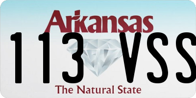 AR license plate 113VSS