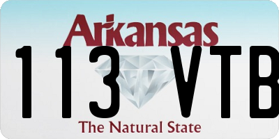 AR license plate 113VTB