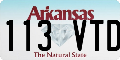 AR license plate 113VTD