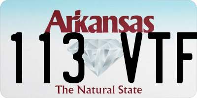 AR license plate 113VTF