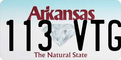 AR license plate 113VTG
