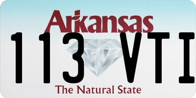 AR license plate 113VTI