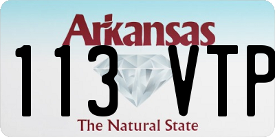 AR license plate 113VTP