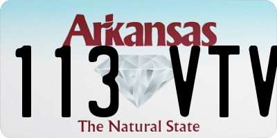 AR license plate 113VTV
