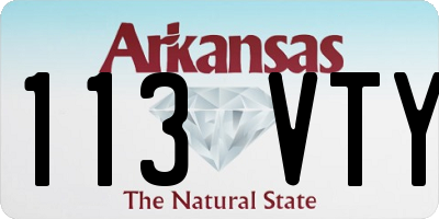 AR license plate 113VTY