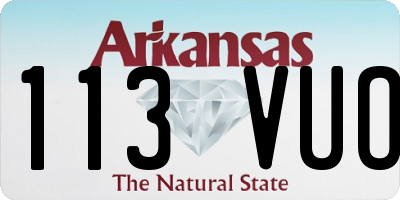 AR license plate 113VUO