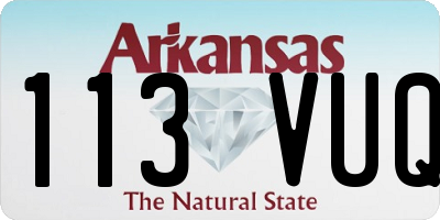 AR license plate 113VUQ