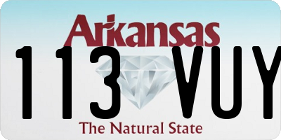 AR license plate 113VUY