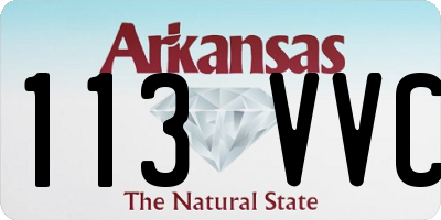 AR license plate 113VVC