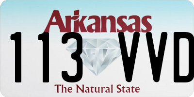 AR license plate 113VVD