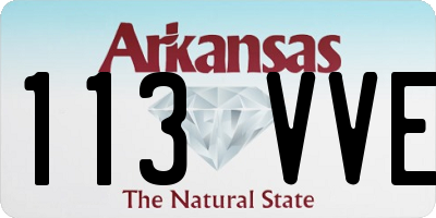 AR license plate 113VVE