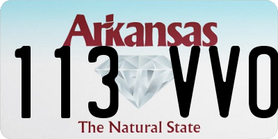 AR license plate 113VVO