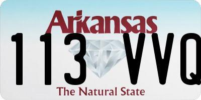 AR license plate 113VVQ