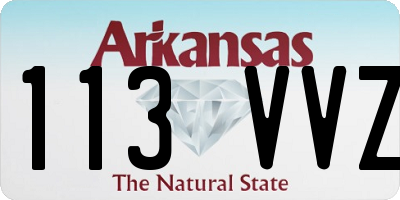 AR license plate 113VVZ