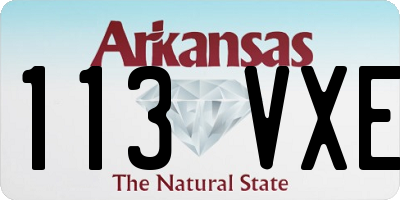 AR license plate 113VXE
