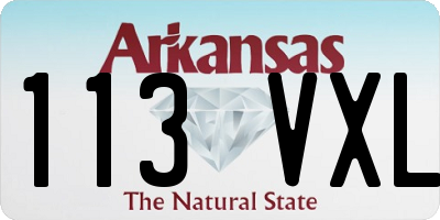 AR license plate 113VXL