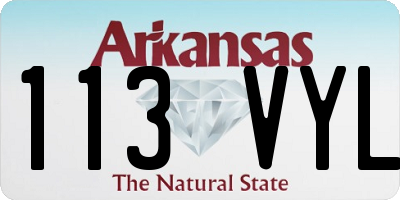 AR license plate 113VYL