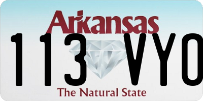 AR license plate 113VYO
