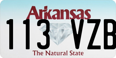 AR license plate 113VZB