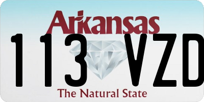 AR license plate 113VZD